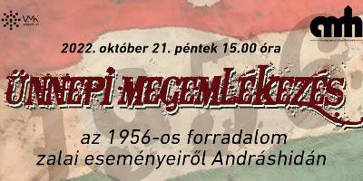 Október 23. - Történelmi megemlékezés Andráshidán